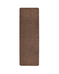Microfibre Washable Runner - Brown