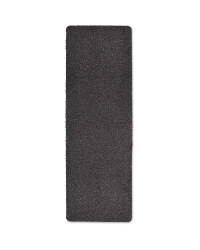 Microfibre Washable Runner - Dark Grey