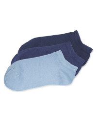 Children's Trainer Socks Blue