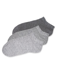 Children's Trainer Socks Grey