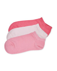 Children's Trainer Socks Rose