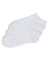 Children's Trainer Socks White