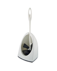Triangle Toilet Brush - White