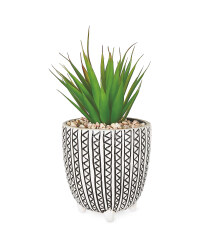Tribal Patterned Pot Plant