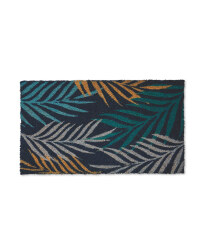 Large Tropical Leaves Coir Mat