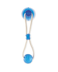 Dog Dazzler Tug Ball - Blue