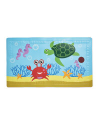 Turtle Heat Spot Kids' Bath Mat