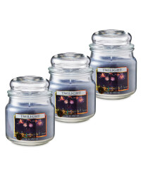 Twilight Glass Jar Candle 3 Pack