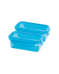 Twin Snack Container - Blue