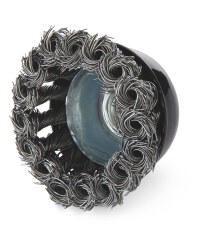 Twisted Cup Brush For Angle Grinders