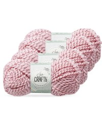 So Crafty Twisted Fancy Yarn 4-Pack - Pink