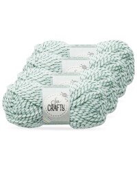 So Crafty Twisted Fancy Yarn 4-Pack - Pistachio