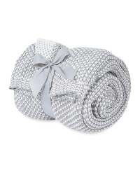 Kirkton House Two Tone Throw - Grey