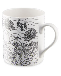 Underwater Colour Your Own Mug