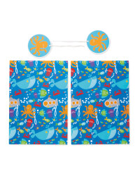 Underwater Gift Wrap & Tags 2-Pack