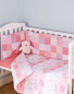 Pink Bumper & Quilt Set