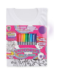 Unicorn Colour In T-Shirt