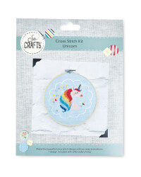 So Crafty Unicorn Cross Stitch Kit