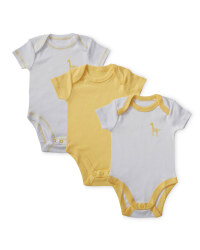 Unisex Giraffe Bodysuits 3-Pack