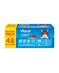 VITACAT Cat Pouch Bumper Pack Fish