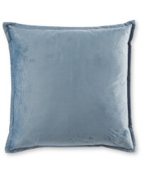 Kirkton House Velvet Cushion - Duck Egg Blue
