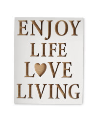 Vintage Cut Out Plaque Decoration