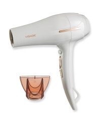 Visage Ionic Hairdryer - White/Rose Gold
