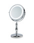 LED Decorated Table Mirror GMD710 - Silver