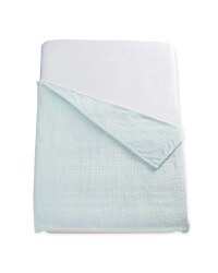 Kirkton House Waffle Blanket - Aqua