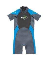 Crane Children's Shorty Wetsuit - Blue