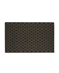 Washable Black Diamond Kitchen Mat