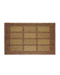 Washable Brown Marl Kitchen Mat
