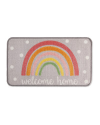 Rainbow Print Washable Door Mat