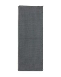 Washable Dark Grey Runner