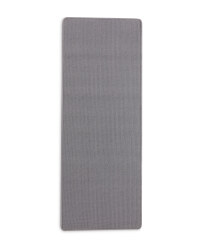 Washable Light Grey Runner