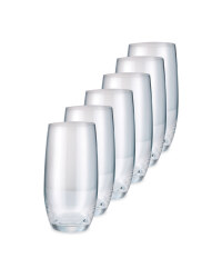 Crofton Premium Water Glasses 6 Pack