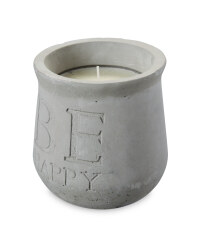 Wax-Filled Candle Pot