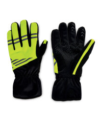 Crane Weatherproof Cycling Gloves - Yellow