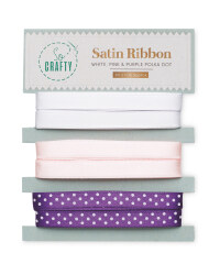 So Crafty Pink and Purple Ribbon