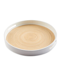 White Bamboo Tray