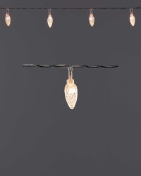 White Cones Battery Operated Lights