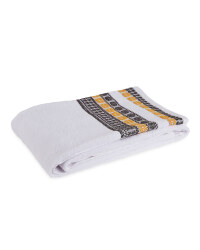 Black/Yellow Bath Towel