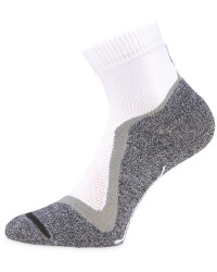 White/Grey Cycling Ankle Socks