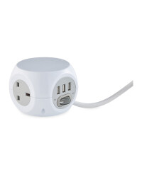 Easy Home White Socket Cube