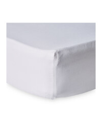 White Double Fitted Sheet