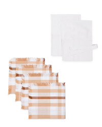 White/Orange Picnic Essentials Set