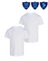 White Round Neck T-Shirt 2 Pack