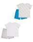 White/Blue Shorty Pyjamas 2 Pack