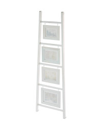 White Wood Photo Frame Ladder Aldi Uk