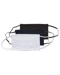 White/Navy/Black Adults Facemasks